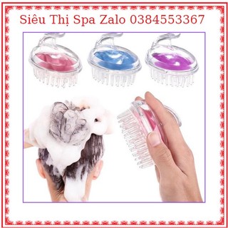 Lược gội đầu silicon ,lược gội đầu dưỡng sinh