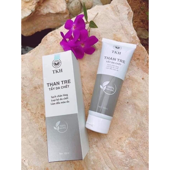 Tẩy Tế Bào Chết Da Mặt Than Tre Hoạt Tính Trần Kim Huyền Giúp Thoáng Lỗ Chân Lông, Ngăn Ngừa Mụn