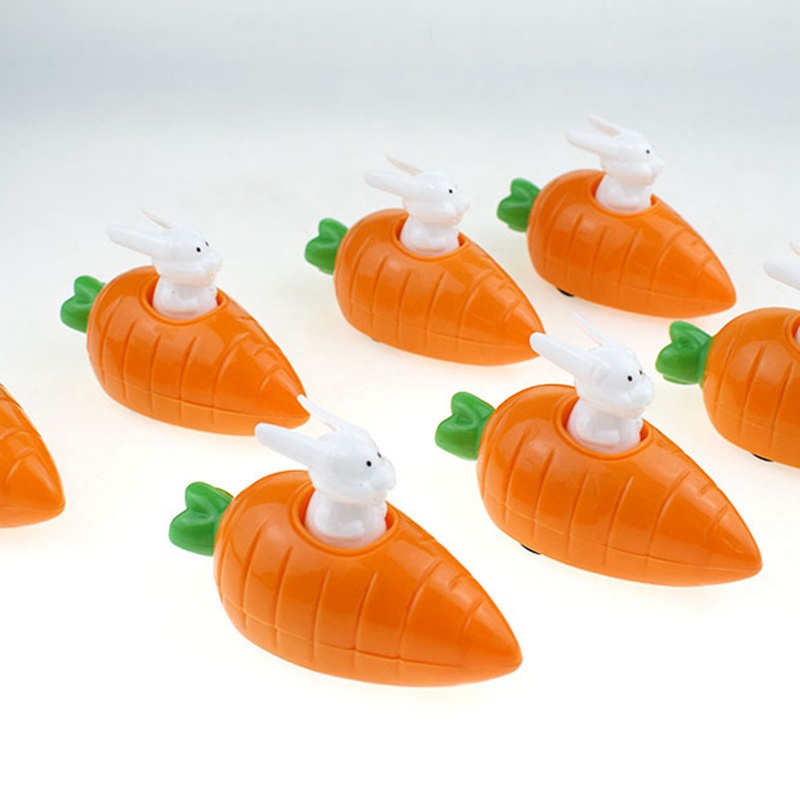 Đồ Chơi Hình Thỏ Lên Dây Cót Và Cà Rốt Dễ Thương Cho Bé