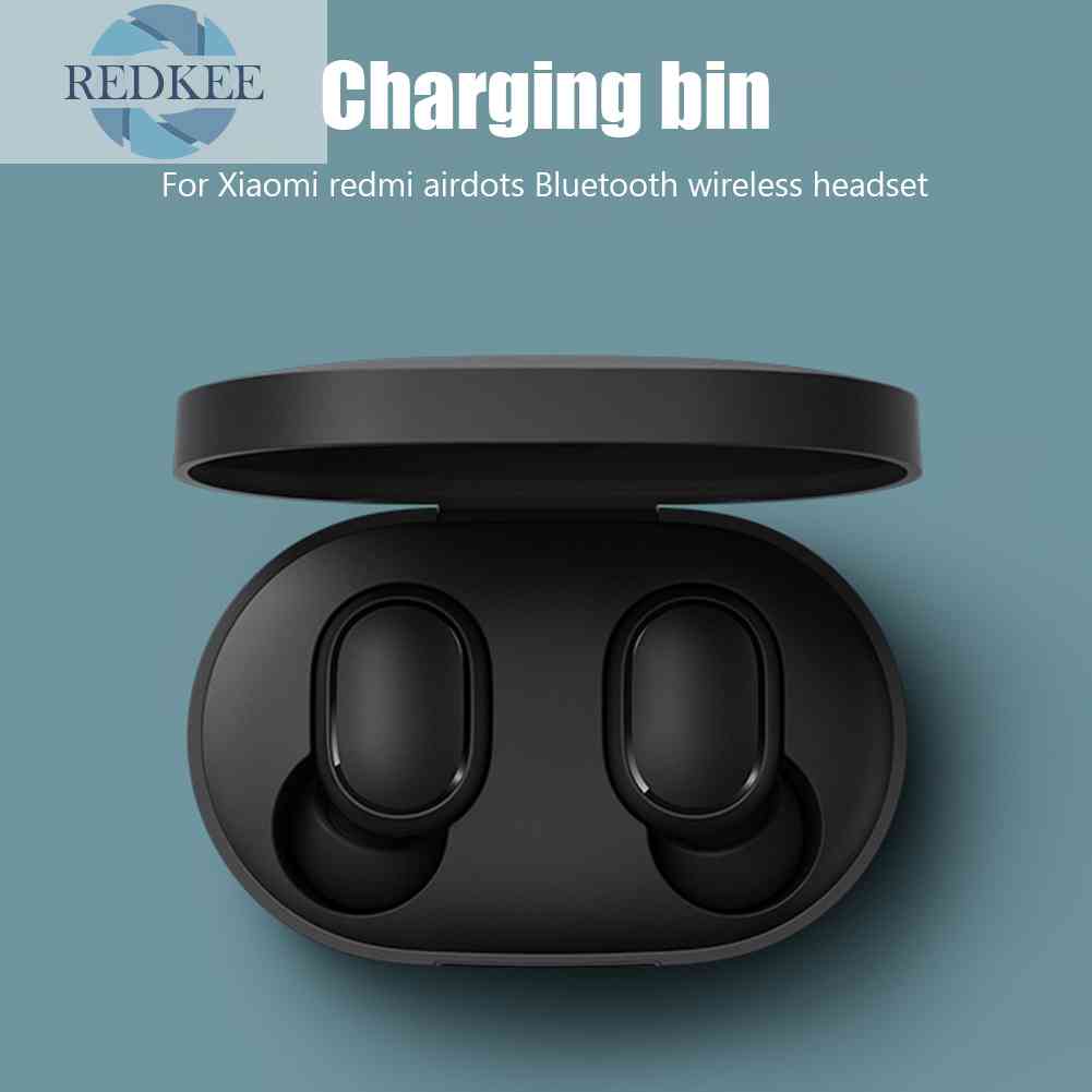 Bộ Hộp Sạc Không Dây Kèm Dây Cáp USB Cho Xiaomi Redmi AirDots TWS