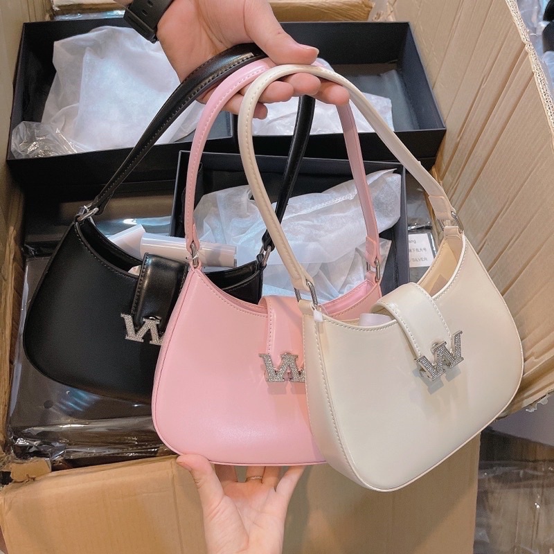 Túi kẹp nách đá WANG lấp lánh siêu xinh hàng đẹp ( ảnh thật shop tự chụp )