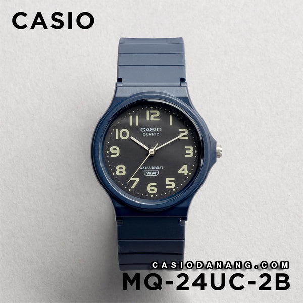 Đồng hồ nữ dây nhựa Casio chính hãng Anh Khuê MQ-24UC-2BDF (34mm)