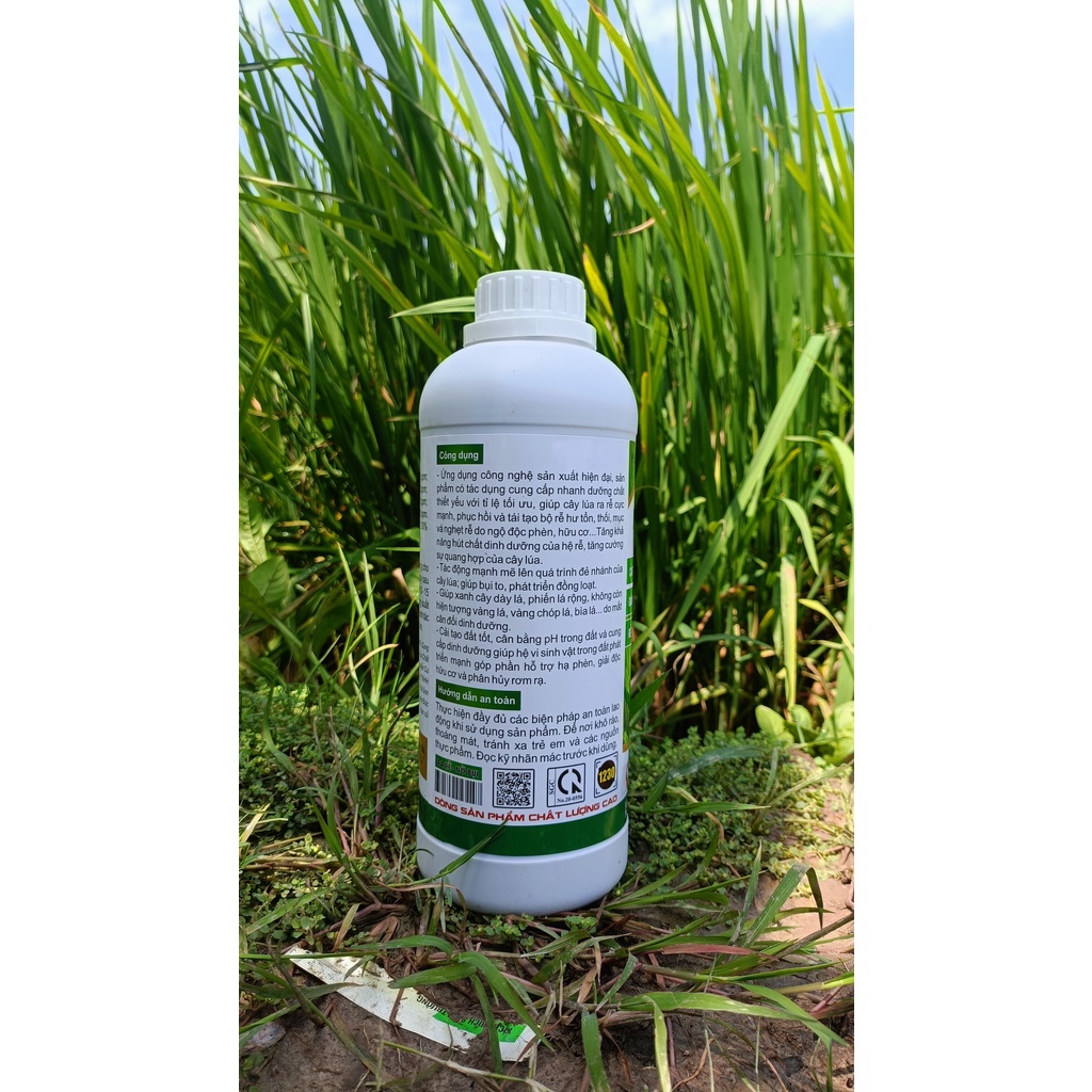 RA RỄ NỞ BỤI LÚA CHAI 1 LÍT. Phân bón vi lượng cho cây lúa