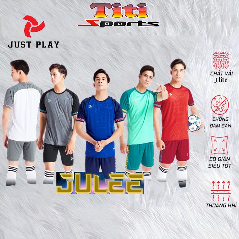 Bộ Quần Áo Bóng Đá JP Julee Cao Cấp, Bộ Đồ Đá Bóng Chất Vải Co Giản ,Thấm Hút Cao Cấp