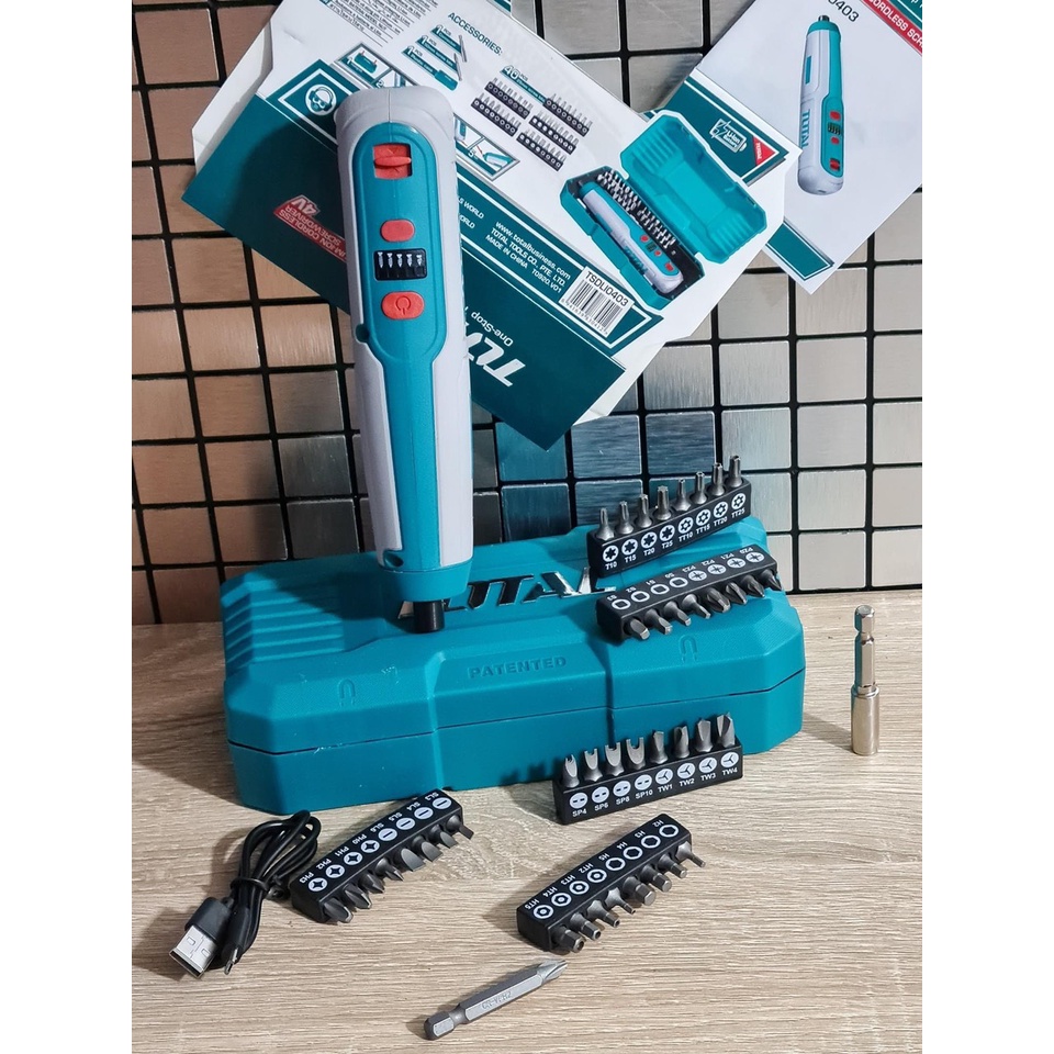 Máy siết vít dùng dùng pin Li-on 4V Total TSDLI0403