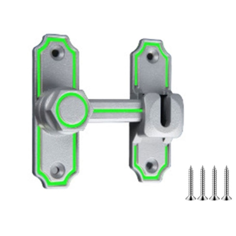 Khóa Cửa Trượt Cứng 90 Độ°/180° Chốt Khóa Cửa An Toàn Cho Sân Vườn