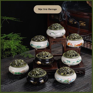 Lư xông đốt trầm hương, chén xông thanh tẩy, lư gốm sứ xông nhà, lư sứ xông trầm hương