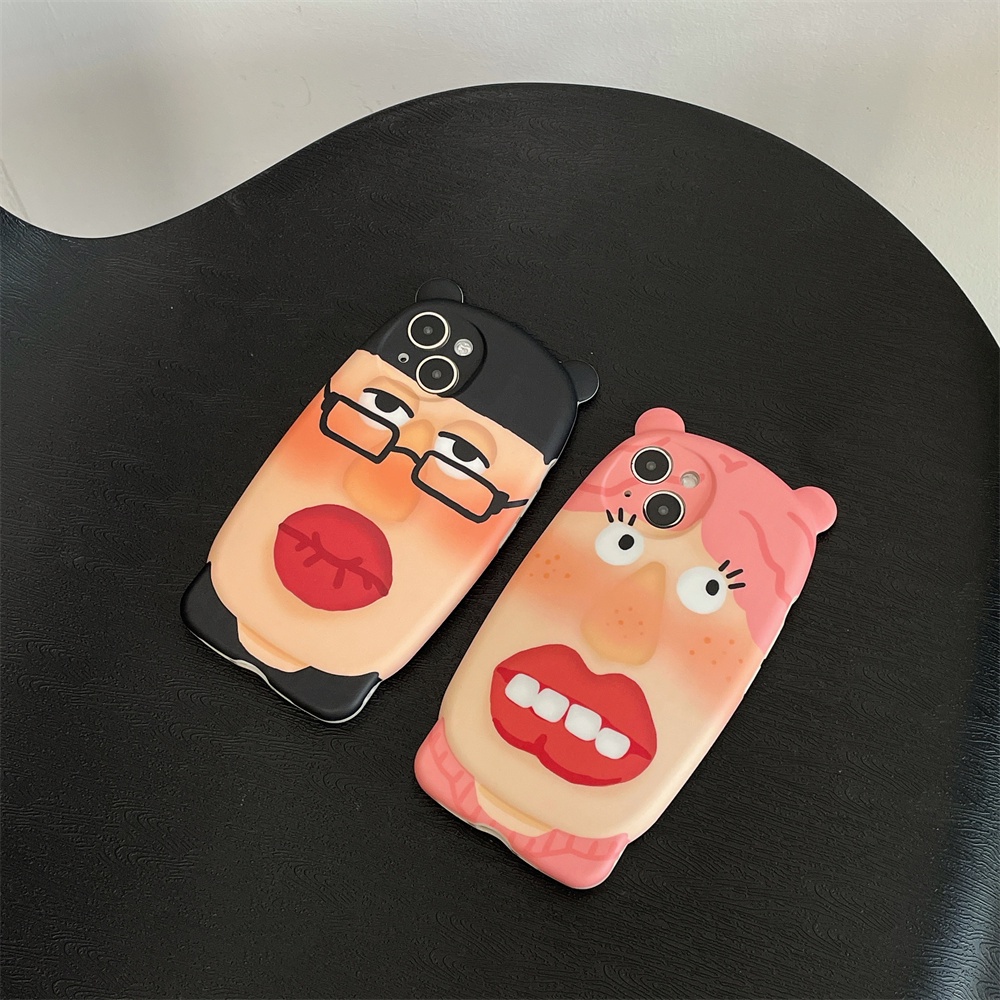 Ốp Điện Thoại TPU Mềm Hình Gấu 3D Cho iPhone 14 13 12 11 Pro Max 12Pro 13Pro 14Pro 14Plus 13ProMax 14ProMax