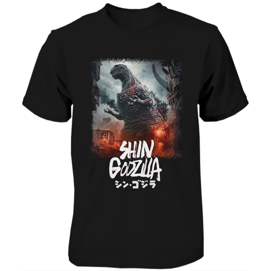Áo thun ngắn tay in hình Shin Godzilla