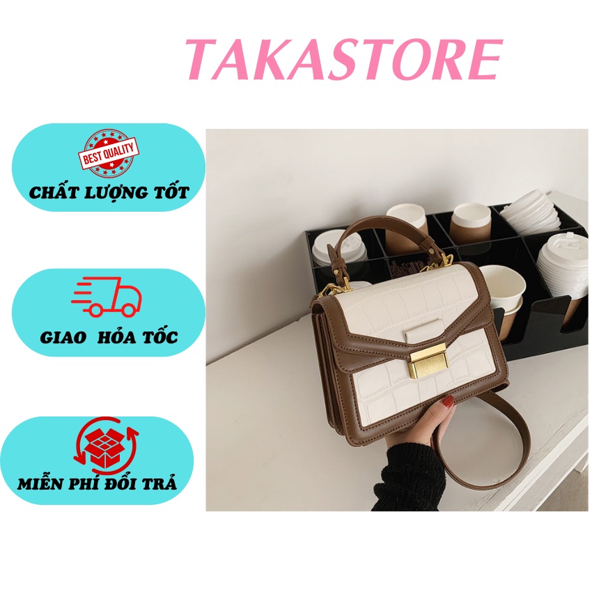 Túi xách nữ đẹp đeo chéo công sở thời trang cao cấp công sở mới nhất 2022 TAKASTORE 8058