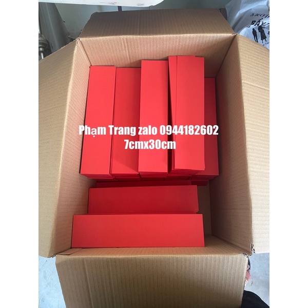1kg giấy đỏ tươi 160gsm khổ 7x30cm (10x30cm)
