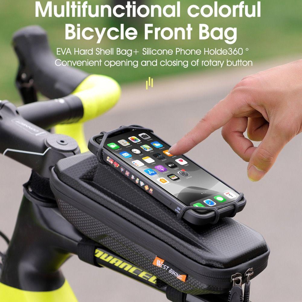 Túi Đựng Đồ Vỏ Cứng EVA Chống Nước Gắn Khung Trước Xe Đạp Leo Núi VANES1