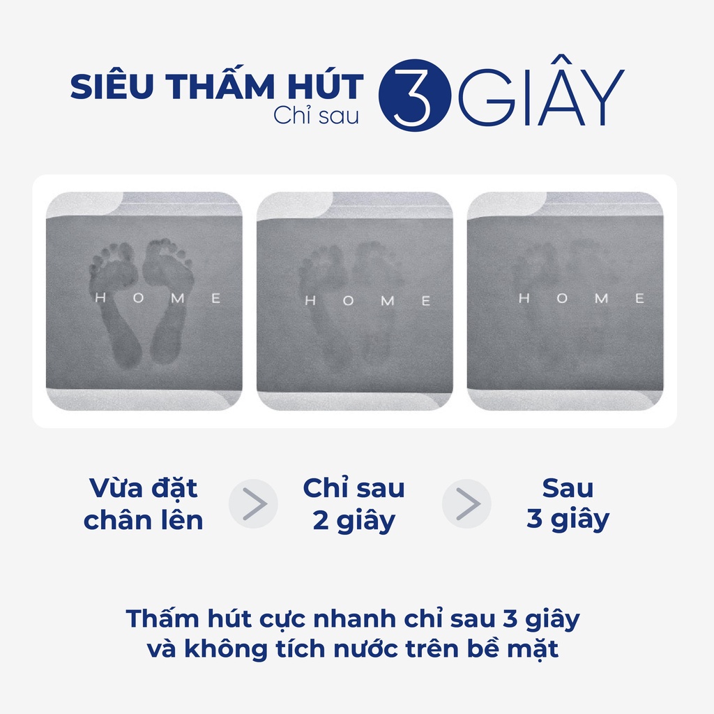 Thảm trải sàn 3d chống trượt cao cấp phối màu cho phòng khách và nhà tắm đế cao su giá rẻ