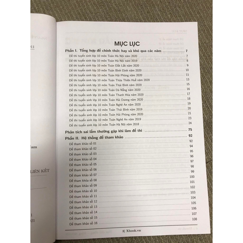 Sách lớp 9 - Giải mã đề thi vào 10 môn Toán - 50 đề thi chọn lọc, luyện các dạng bài toán 9 từ dễ đến khó, chinh phục 8+