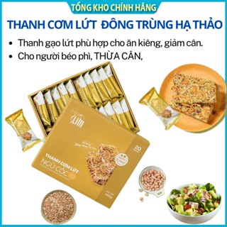 Thanh cơm lứt ngũ cốc Đông trùng hạ thảo Herbslim - thanh cơm lứt ngũ cốc chà bông, rong biển- hỗ trợ giảm cân