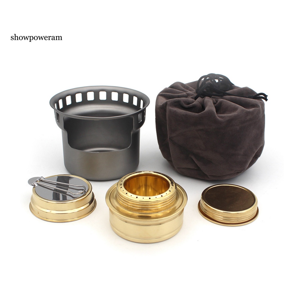 Bếp Ga Mini Dày Dặn Kèm Túi Đựng Tiện Lợi Cho Du Lịch / Cắm Trại