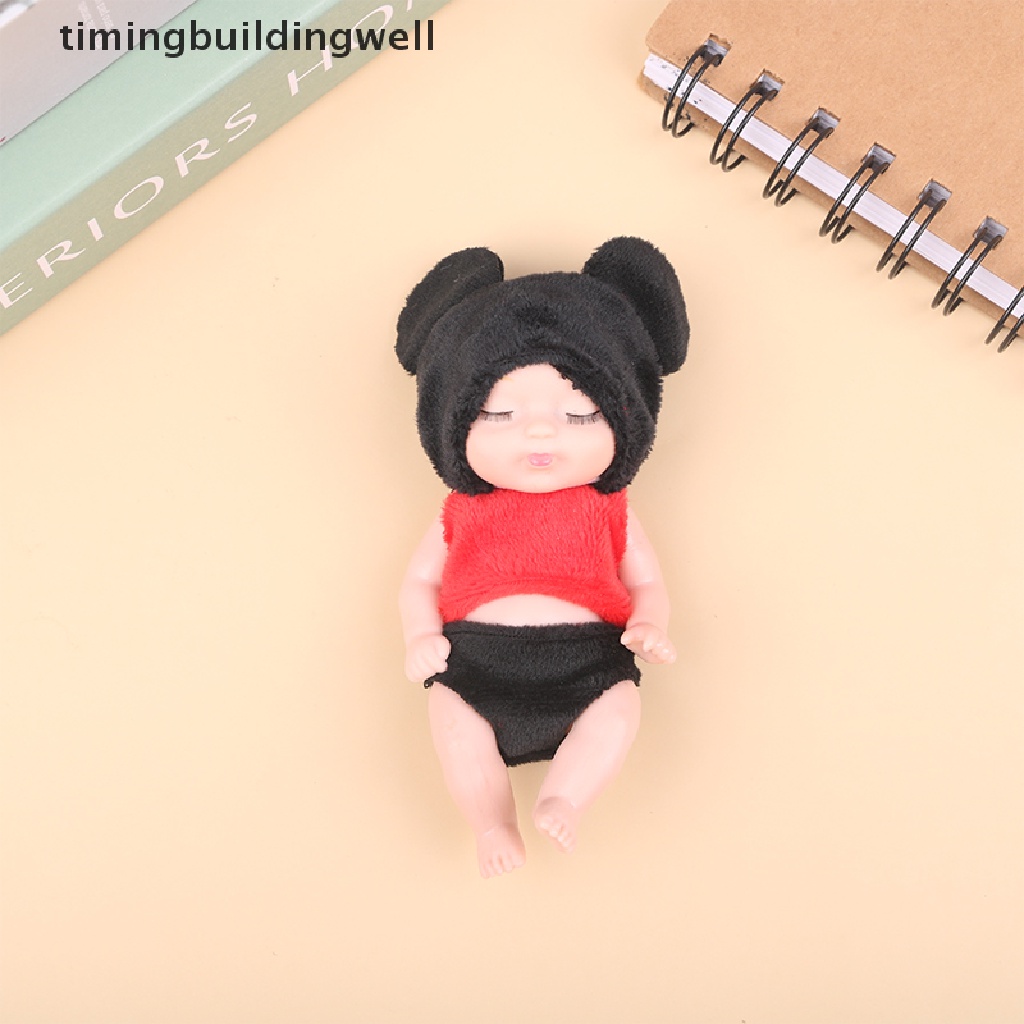 Búp Bê Đồ Chơi Mini 11cm Hình Động Vật Đang Ngủ Dễ Thương Cho Bé