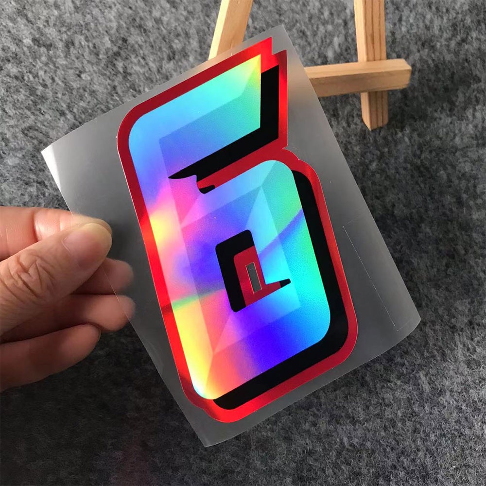 Miếng Dán Số Xe Hơi / Xe Máy Chống Thấm Nước Màu Laser