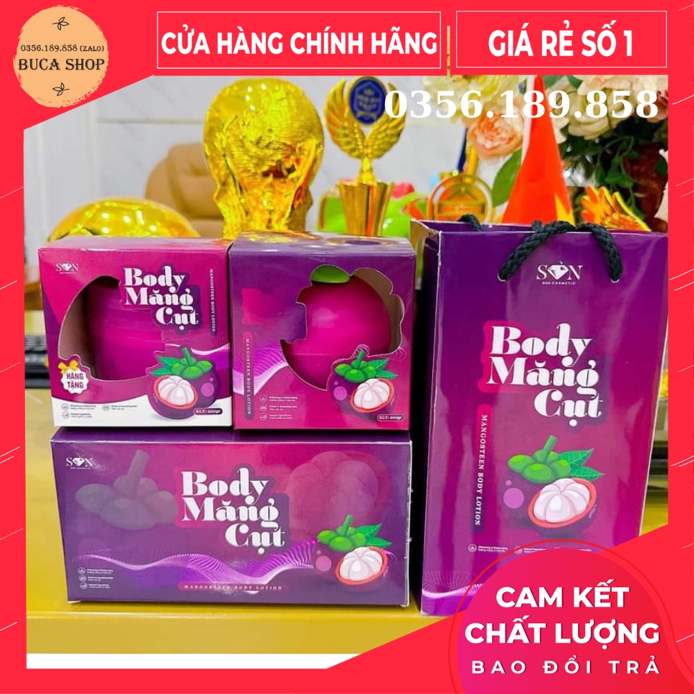 Kem body măng cụt - mua 1 tặng 1- dưỡng thể trắng da toàn thân chống nắng