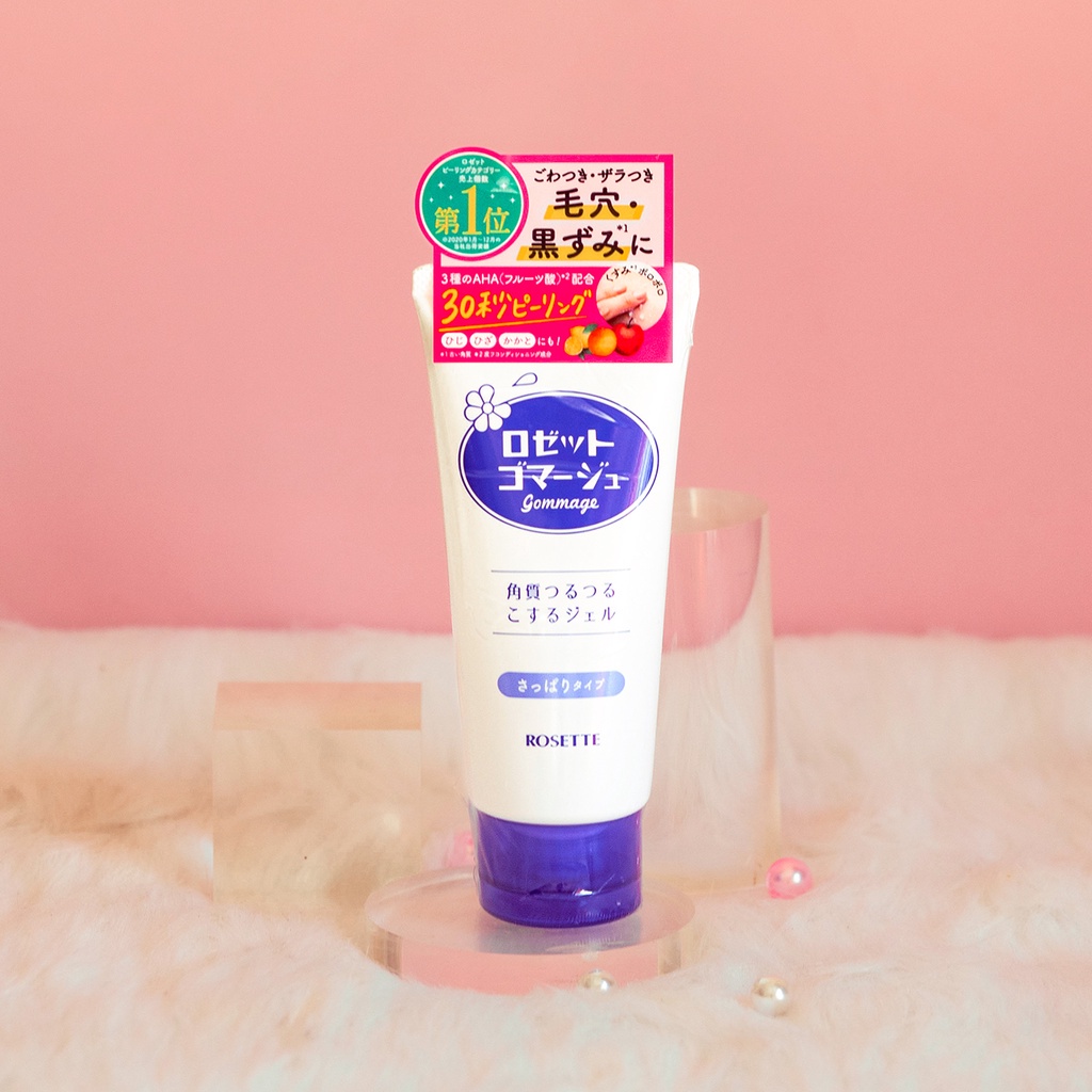 Gel Tẩy Tế Bào Chết Rosette 120g, Rosette Gommage Peeling Gel Dành Cho Da Dầu Và Da Khô