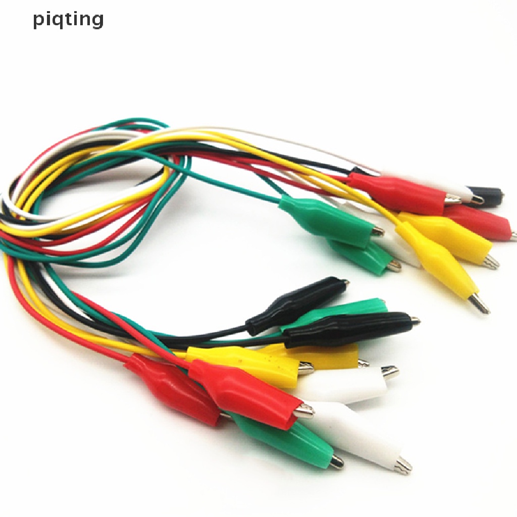 Set 10 Dây Kẹp Cá Sấu Thử Điện Hai Đầu Kẹp Cá Sấu DIY