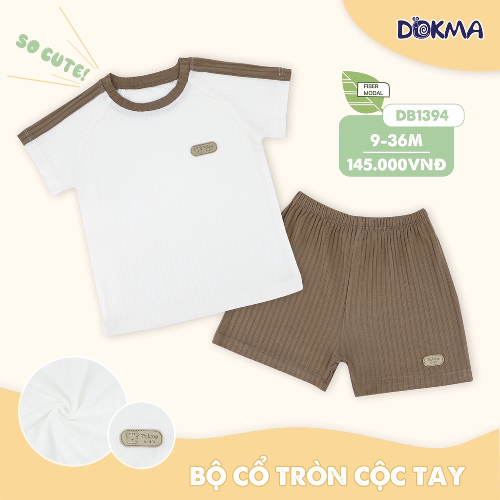 Bộ cổ tròn cộc tay Dokma DB1394