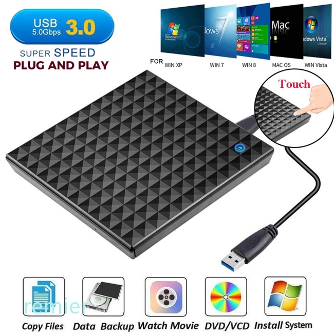 Đầu Đọc Đĩa DVD / CD DVD Kết Nối Usb 3.0 Tốc Độ Cao