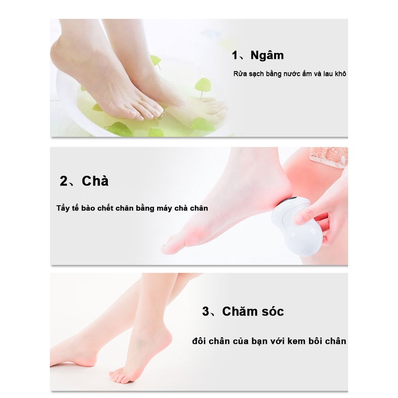 🏡2023 phong cách mới nhất🏡máy chà gót chân Tẩy tế bào chết Tẩy vết chai Với hai đầu mài Với chức năng hút