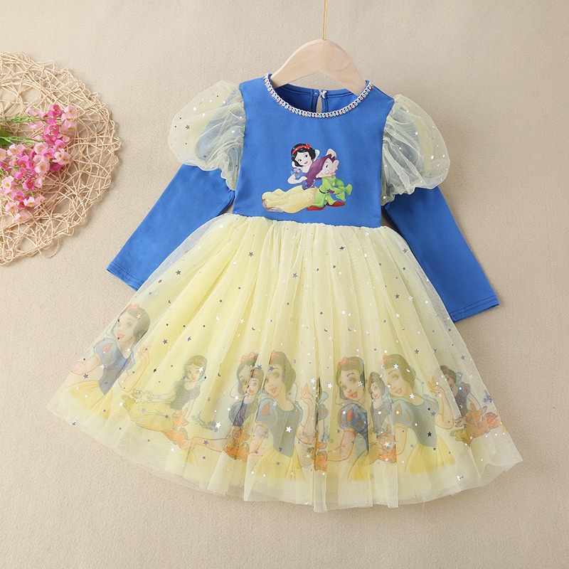 Đầm Công Chúa Elsa Cho Bé Gái