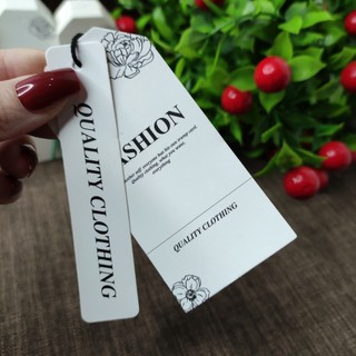 [100 CẶP] Tag Cặp Fashion Đen MS162