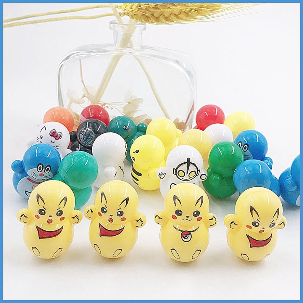 Đồ Chơi Mô Hình Lật Đật Mini Họa Tiết Hoạt Hình Anime Dùng Làm Quà Tặng Sinh Nhật Cho Người Lớn Và Trẻ Em