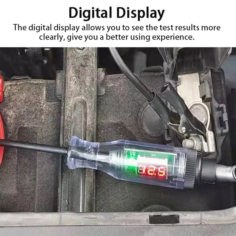Bút Thử Điện Kỹ Thuật Số 6V 12V 24V Chuyên Dụng Cho Xe Hơi