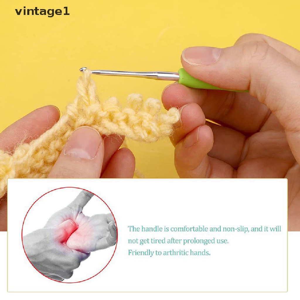 1  1 Chiếc 2.0-6.0Mm Cán Cao Su Mềm Để Đan Móc