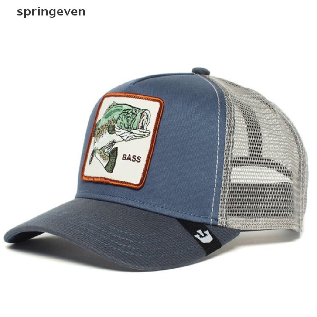 Mũ Lưỡi Trai Phối Lưới Hình Động Vật Nông Trại