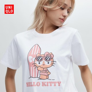 Uniqlo Áo Thun Ngắn Tay In Hình SANRIO Thời Trang Dành Cho Nữ 456924 Đồng Hồ Đeo Tay UNIQLO Cao Cấp