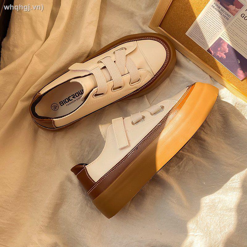 Giày Thể Thao Khóa Dán Thời Trang Mùa Thu Hàn Quốc Mới 2022 Dành Cho Nữ