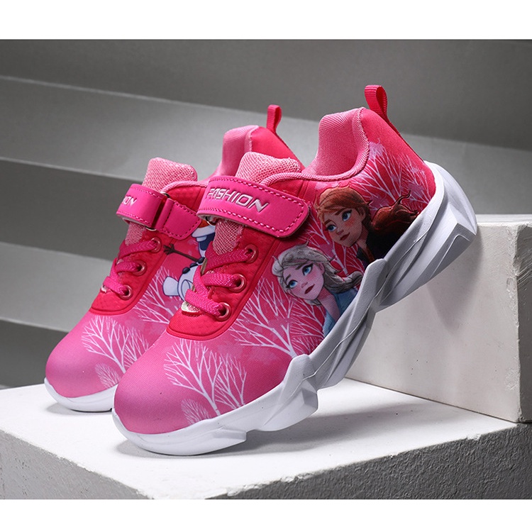 Giày thể thao công chúa Elsa cho bé gái 2-9 tuổi