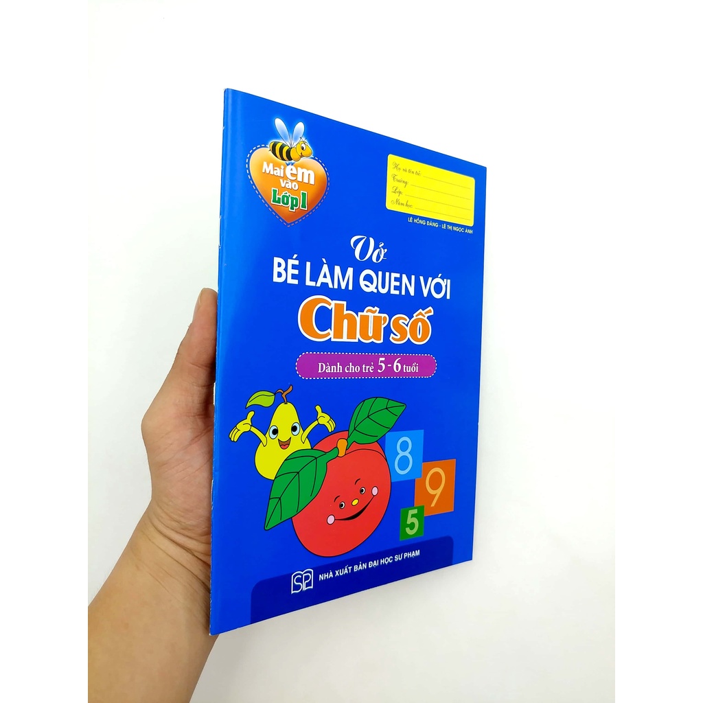 Sách_Mai Em Vào Lớp 1 - Vở Bé Làm Quen Với Chữ Số