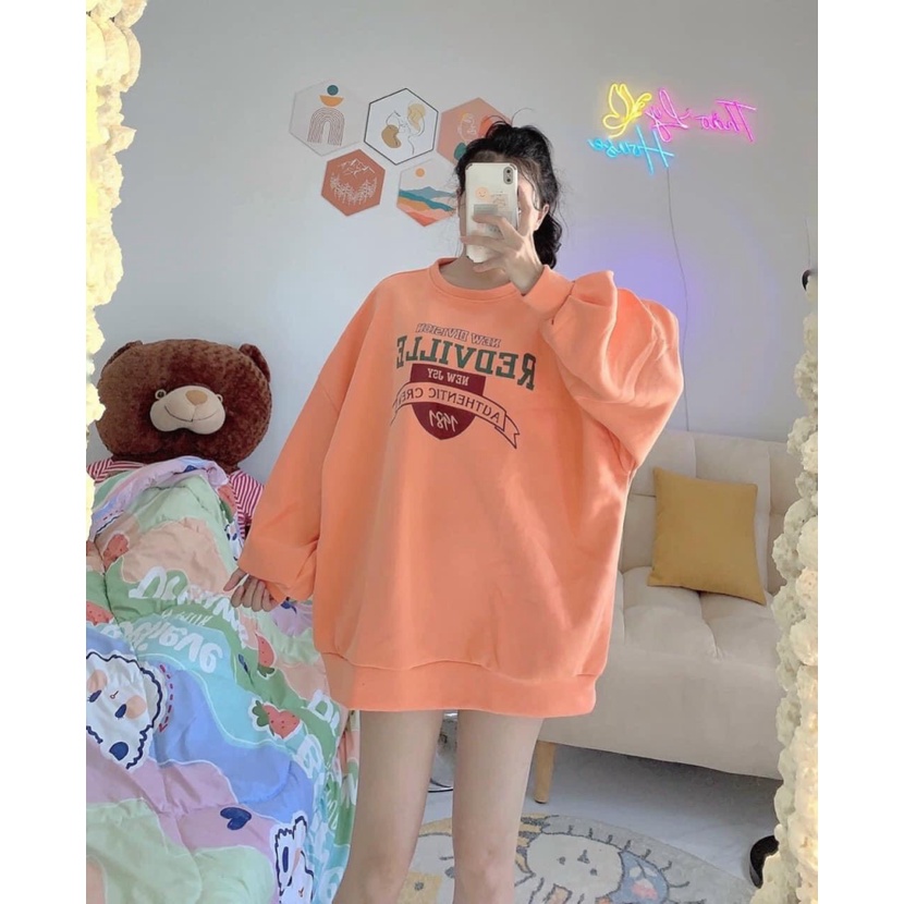 (HCM) ÁO NỈ CỔ CHUI FORM RỘNG -THỜI TRANG NỮ TÍNH SIÊU XỊN SIÊU XINH CHO CÁC CHỊ EM KME FASHION