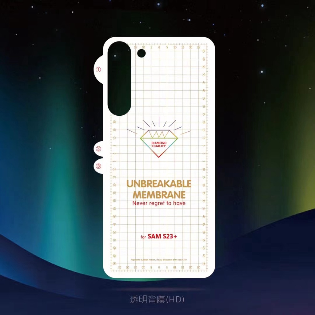 Miếng Dán Hydrogel Vô Hình Siêu Mềm Cho Samsung Galaxy S23 Galaxy S22 Ultra S23 + S21 Plus