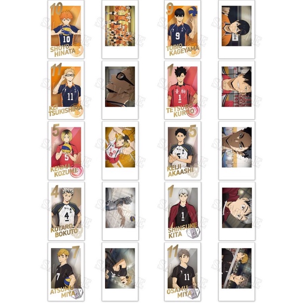 Thẻ bài card smaloid Haikyuu hàng chính hãng