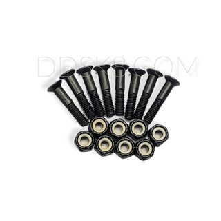 (HARDWARE BLACK ) bộ ốc vít 8chiếc bulong ốc vít 25mm, khuyến mại tặng thêm cặp nữa là tổng 9 cặp - chuyển ván trượt.