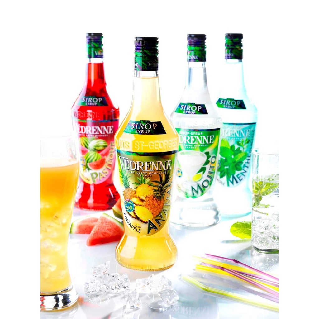 VEDRENNE SYRUP HƯƠNG TRÁI CÂY
