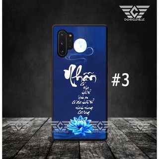 Ốp lưng SAMSUNG NOTE 10 - NOTE 10 PLUS Thư pháp bằng kính
