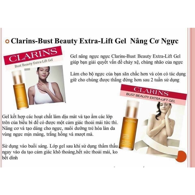 Bộ ba Kem Chắm Sóc Vùng Ngục Bust Beauty Clarins