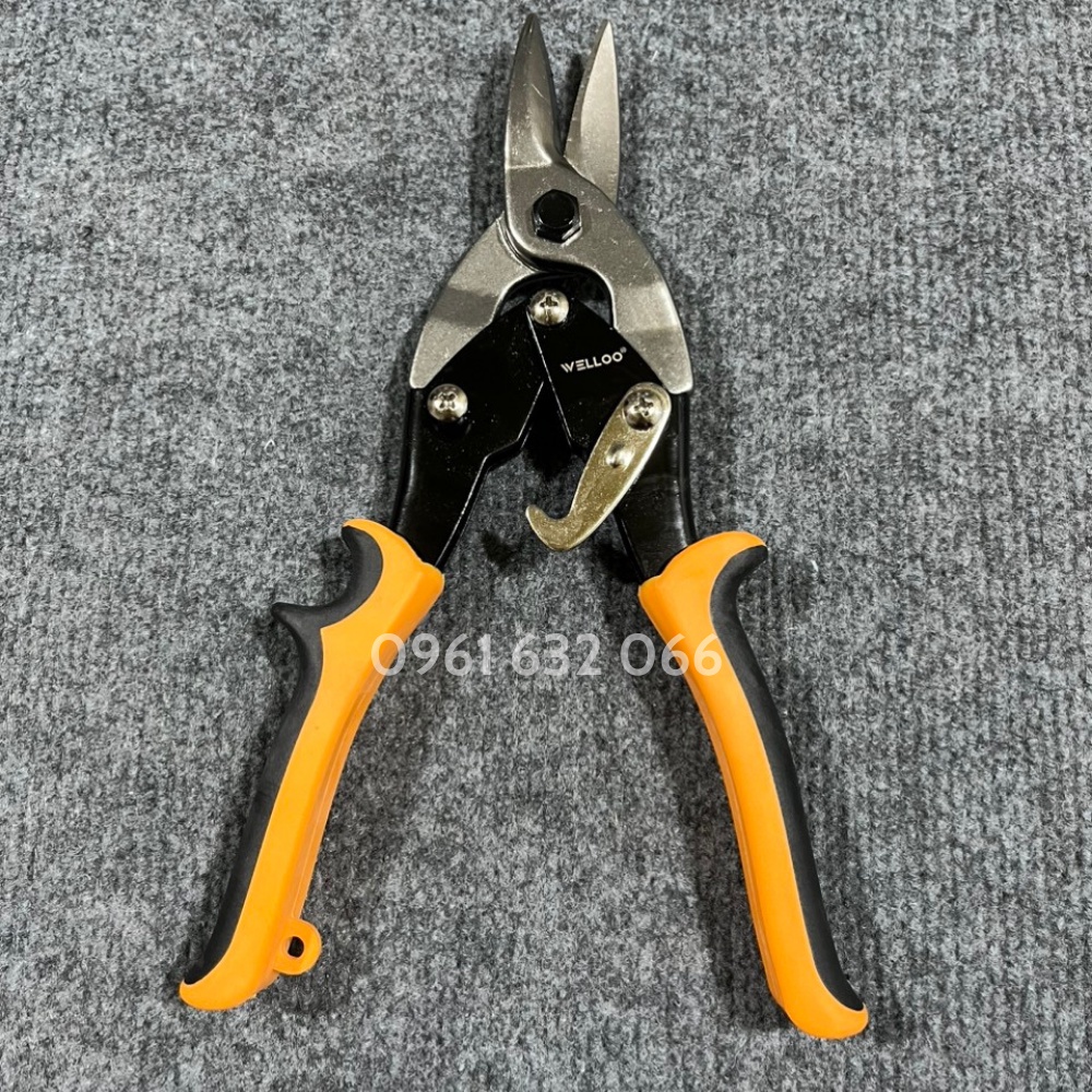 Kéo cắt tôn, kéo cắt thạch cao WELLOO - Thép CRV Size 10 inch