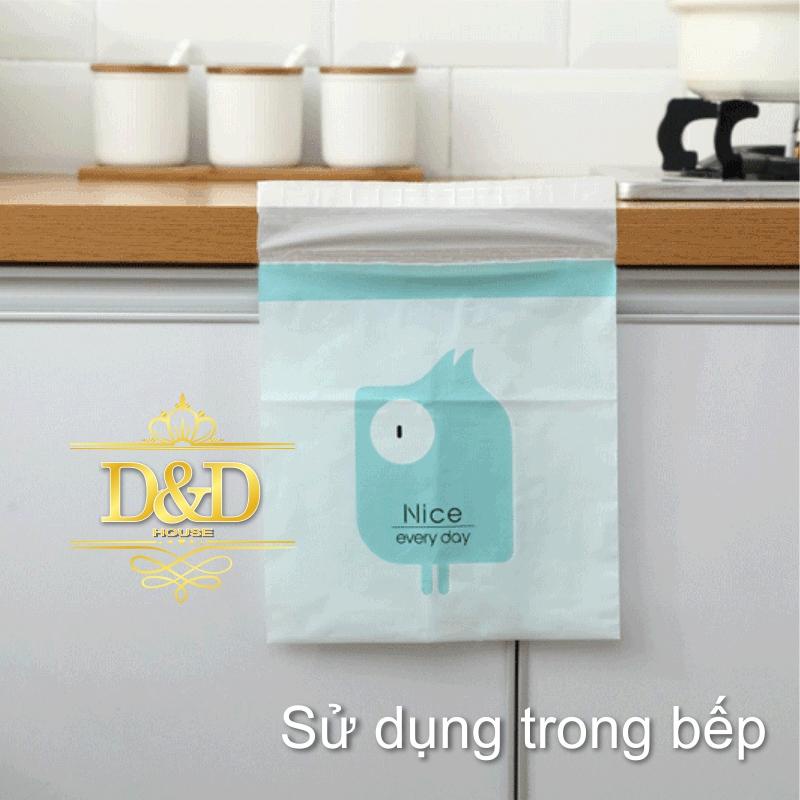 Túi rác có keo dán tiện dụng cho xe hơi, ô tô