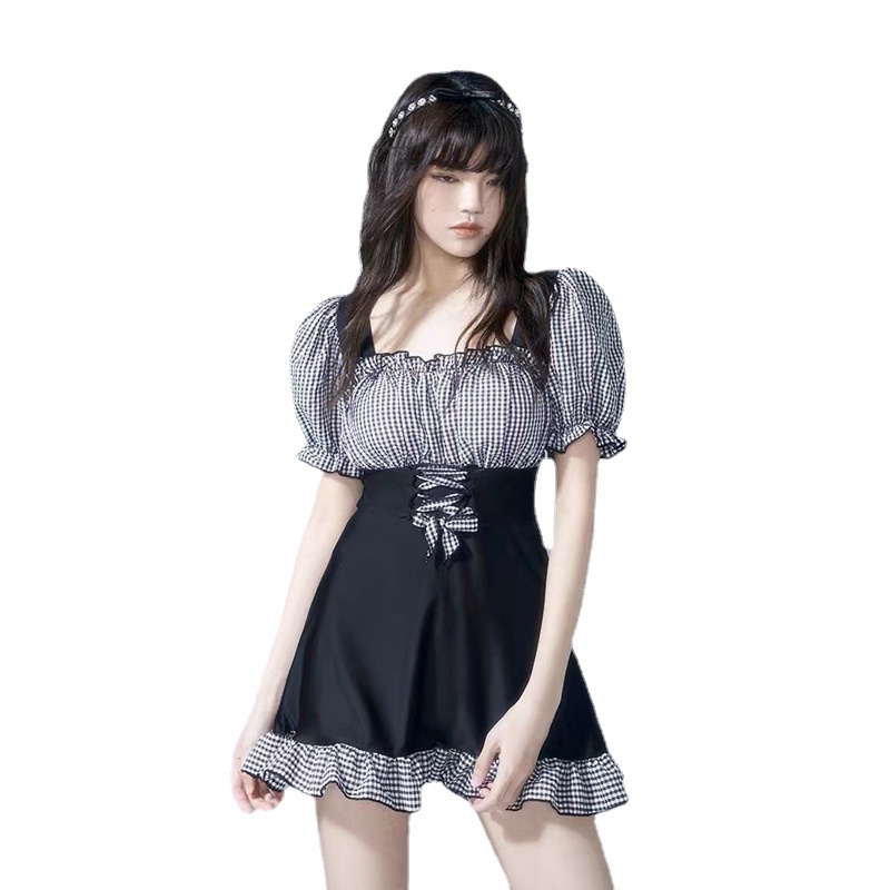 One Bộ Đồ Bơi Liền Thân Tay Phồng Thời Trang Mùa Hè Cho Nữ