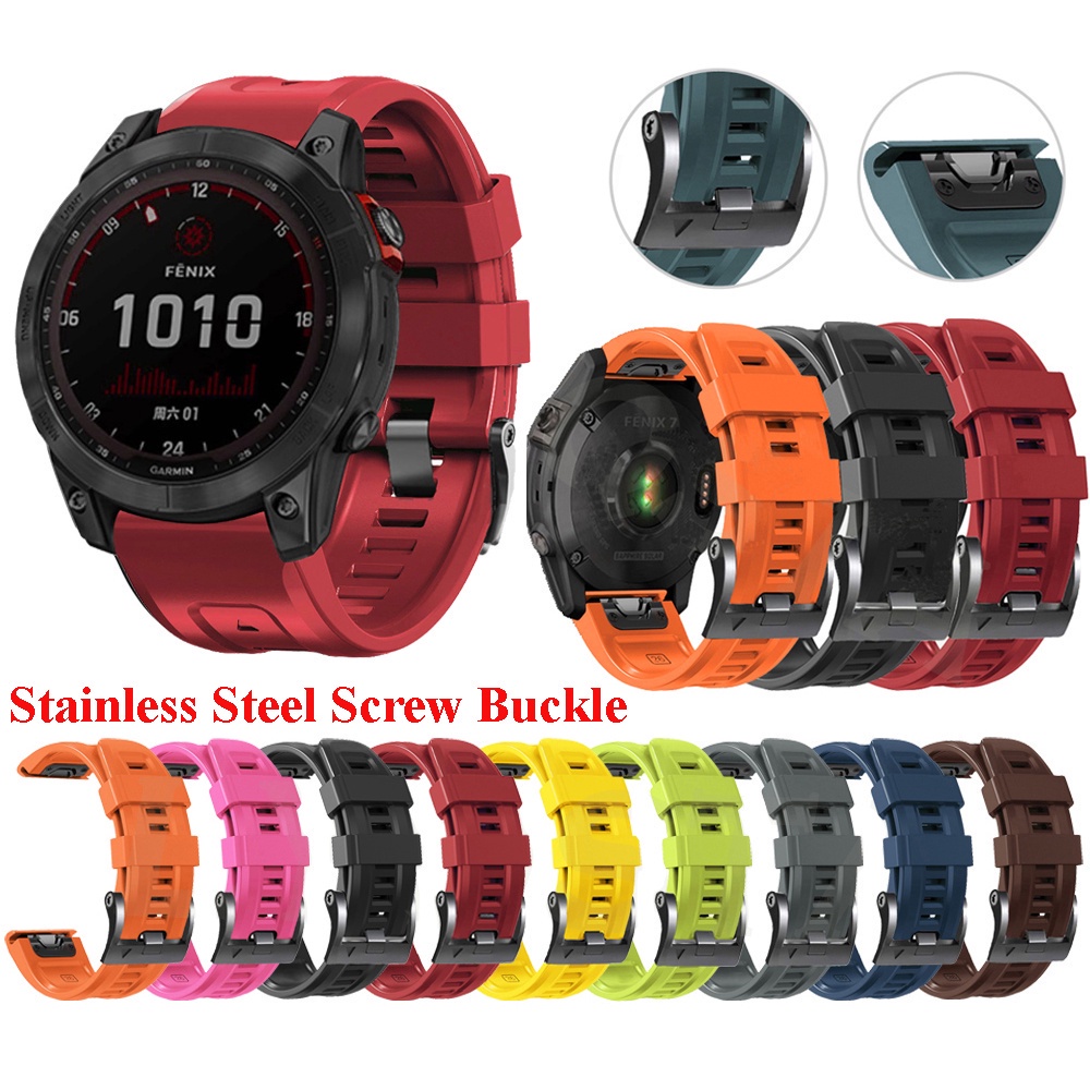 Dây Đeo Thay Thế 22mm 26mm Cho garmin approach s70 s60 s62 quaitx 7 7x 5 3