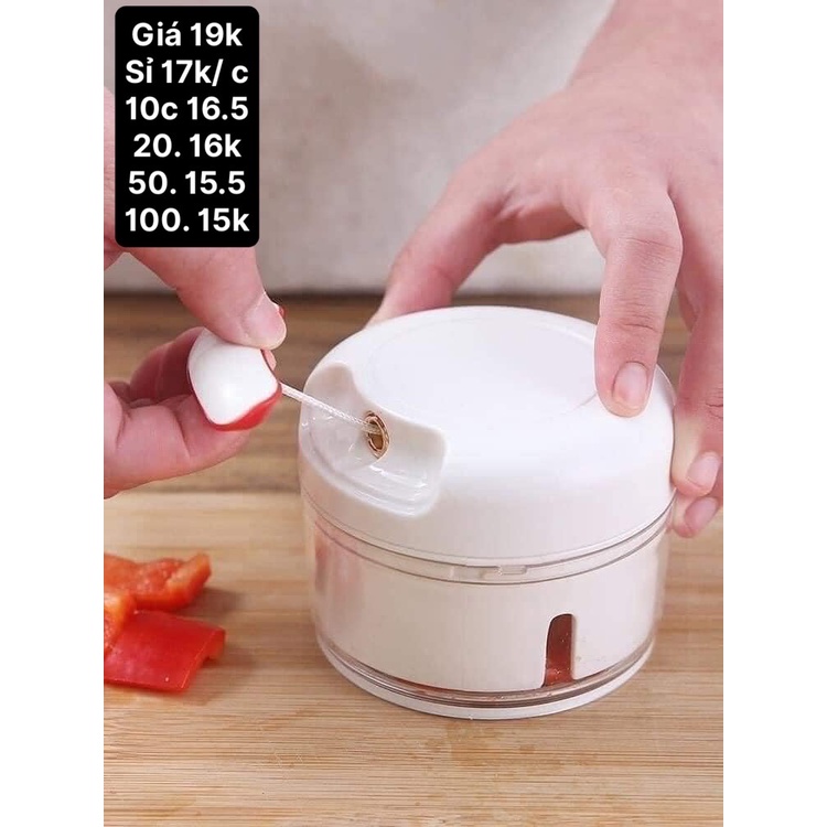 MÁY CHOPPER XAY TỎI THỊT THỰC PHẨM BẰNG TAY (máy)
